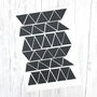 Triangle Wall Stickers, thumbnail 3 of 4