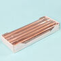 G Decor Pack Of 10 Or 20 Copper Dinner Candles, thumbnail 4 of 4