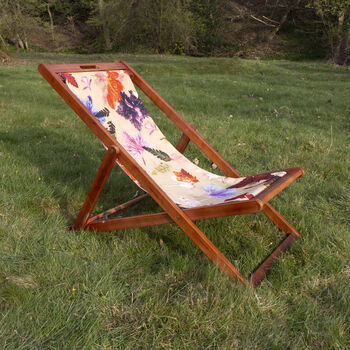 Autumnal Brown Floral Chilling Out Summer Furniture, 5 of 8