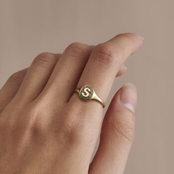 Initial Letter Signet Ring, 6 of 9