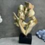Romantic Couple Sculpture Abstract Lovers Figurine Gift, thumbnail 4 of 9
