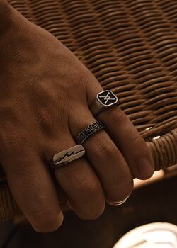 Wave Summer Ring Unisex Gift, 5 of 8