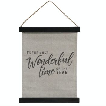 It's The Most Wonderful Time Of The Year Xmas Canvas, 2 of 2