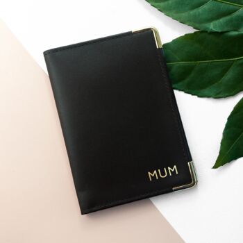 Personalised Premium Leather Passport Cover, 5 of 8