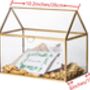 Gold Glass House Shaped Box With Lid, thumbnail 6 of 6