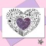 80th Birthday Girl Sparkle Card, thumbnail 6 of 11