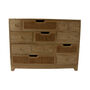 Natural Rattan And Mango 12 Drawer Chest Of Drawers, thumbnail 4 of 5