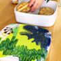 Fig, Fennel And Rosemary Lino Printed Lunchbox, thumbnail 1 of 6