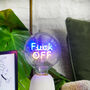 F**K Off Light Bulb And Desk Lamp, thumbnail 2 of 4