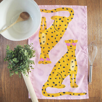Kitchen Leopards Tea Towel, 5 of 7