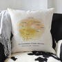 Personalised Golden Anniversary Constellation Cushion, thumbnail 1 of 2