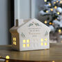 Personalised Christmas Foliage LED House – Light Up Christmas Decoration, thumbnail 1 of 5