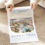 Egypt Travel Poster Of Sharm El Sheikh, thumbnail 2 of 7