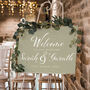 Welcome To Our Wedding Matt Pastel Acrylic Sign, thumbnail 1 of 4