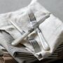 Set Of Four Natural Linen Napkins, thumbnail 2 of 4