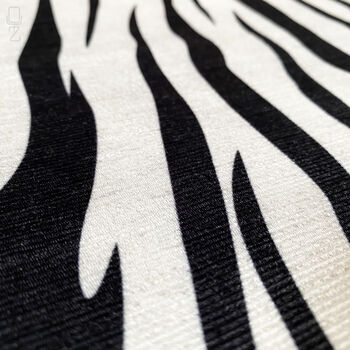 Black And White Cushion Cover With Zebra Pattern, 6 of 7