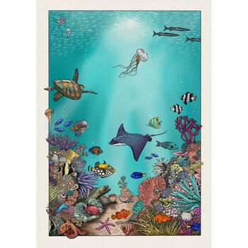 Coral Reef/Under The Sea Artwork Print, 2 of 8