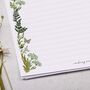 A4 Letter Writing Paper Botanical Garden Border, thumbnail 2 of 4