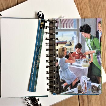 'We Like To Help' Upcycled Notebook, 3 of 4