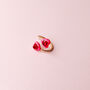 Bright Enamel Heart Ring, thumbnail 4 of 8