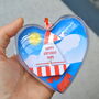 Seaside Sailboat Heart With Personalised Message, thumbnail 8 of 12