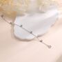 Delicate Blue Opal Charm Bracelet, thumbnail 7 of 11