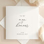 Luxury Wedding Day Card For Man Of Honour With Wax Seal, thumbnail 7 of 7