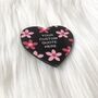 Personalised Quote Heart Coaster, thumbnail 2 of 3