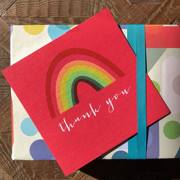 Rainbow Thank You Card, 4 of 4