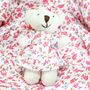 Personalised Bear In Nightie And Baby Soft Toy, thumbnail 2 of 3