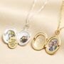 Personalised Birth Flower Locket Necklace, thumbnail 5 of 5