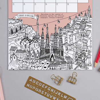 2026 City Drawings Calendar, 3 of 5