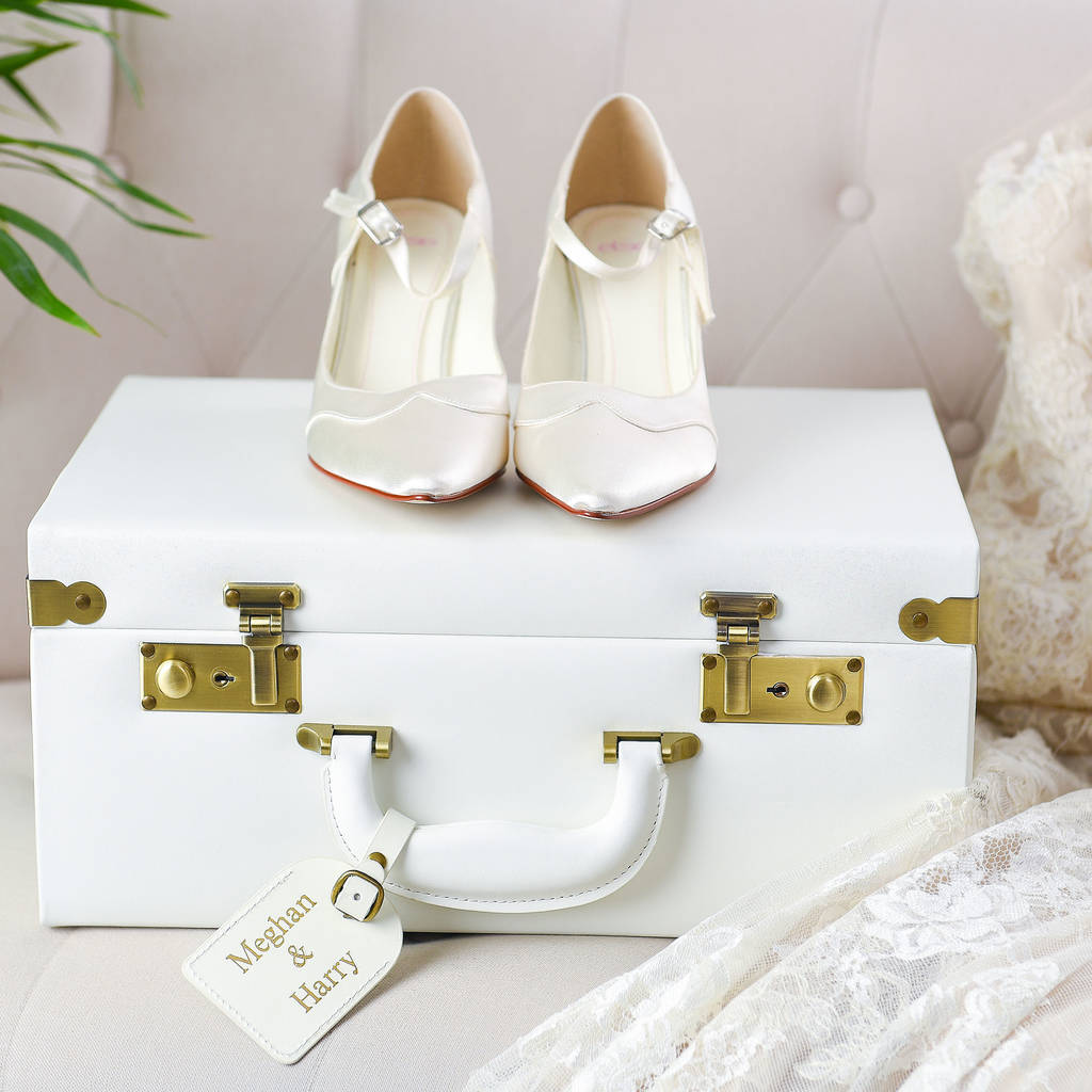 Personalised Wedding Memory Suitcase Keepsake Box, 1 of 12