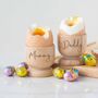 Personalised Wooden Egg Cup, thumbnail 2 of 3