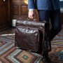 Personalised Large Leather Suit Carrier 'Rovello', thumbnail 10 of 12