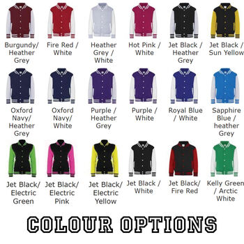 Personalised Matching Varsity Jackets, 3 of 6