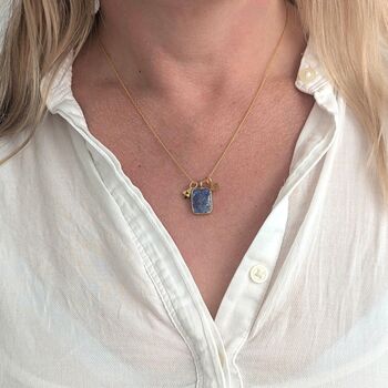 The Trio Lapis Lazuli Necklace, 2 of 7