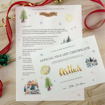 First Christmas Personalised Letter From Santa, 8 of 10