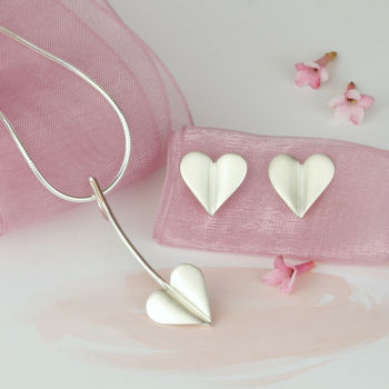 'Love Grows' Sterling Silver Heart Necklace, 3 of 5