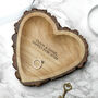 Personalised Carved Wooden Heart Trinket Dish, thumbnail 1 of 9