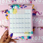 2025 Colourful Wall Calendar, thumbnail 2 of 9