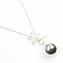 Harmony Ball Pregnancy Necklace With Freshwater Pearl, thumbnail 5 of 6