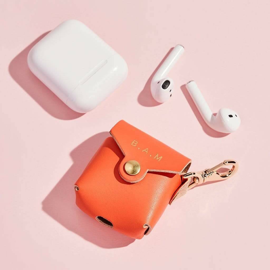 Personalised Leather Air Pod Case By Sbri | notonthehighstreet.com