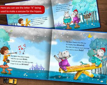 Personalised Christmas Story Book With Exclusive Cover, 4 of 11