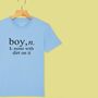 'Boy: Noise With Dirt' Definition T Shirt For Boys, thumbnail 3 of 12