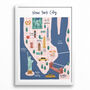 Personalised New York City Map Print, thumbnail 3 of 6