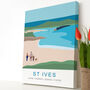 Personalised St Ives Beach Family Art, thumbnail 9 of 9