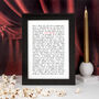 Dirty Dancing Movie Plot A5 Print, Film Lover Gift, thumbnail 1 of 5