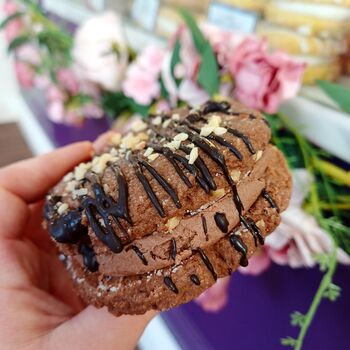 Vegan Chocolate Hazelnut Cookie Sandwich – Choc And Nut, 2 of 5