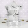 Personalised Silver Plated Carousel Money Box, thumbnail 3 of 4